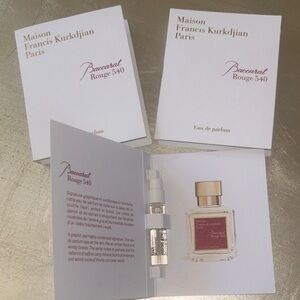 Maison Francis Kurkdjian Baccarat Rouge 540 Samples(3)
